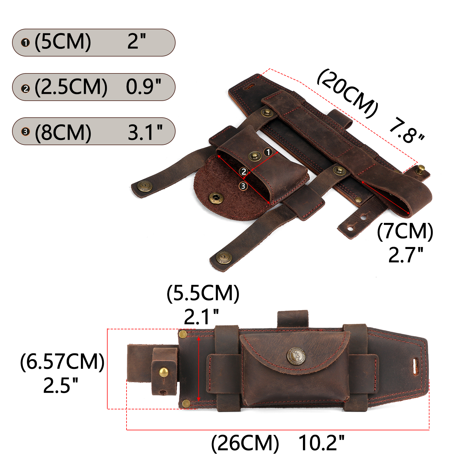 Tourbon Camping Leather thKnif - Bushcraft Knife Fixed ulasan dan harga