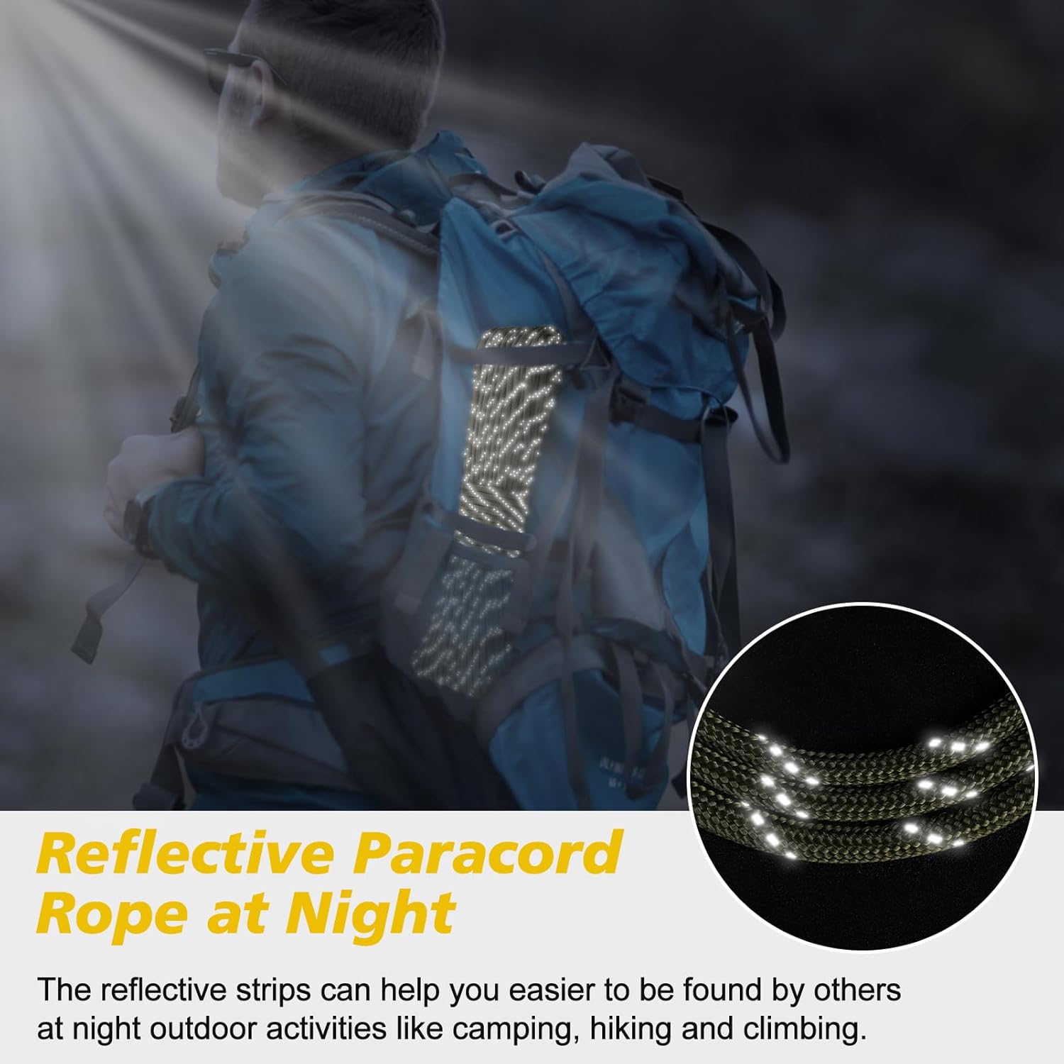 1000lb Reflective Paracord 4mm - Para Cord 1000Ft ulasan dan harga