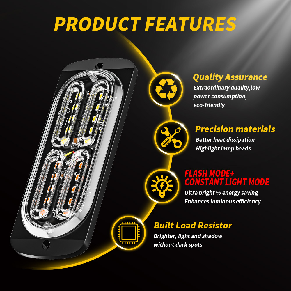 1pcs Led Strobe Warning Light  - Sos Light Strobe ulasan dan harga