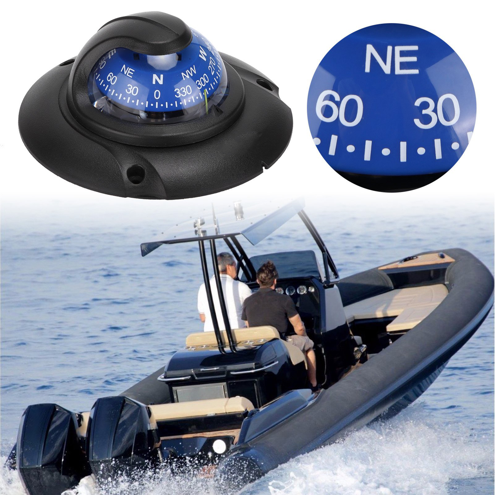 Multi‑Function Magnetic Compas - Compass Lensatic ulasan dan harga