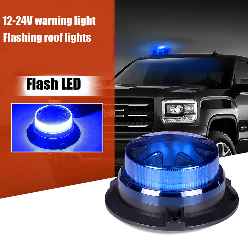 Magnetic Base LED Blue Emergen - Sos Light Strobe ulasan dan harga