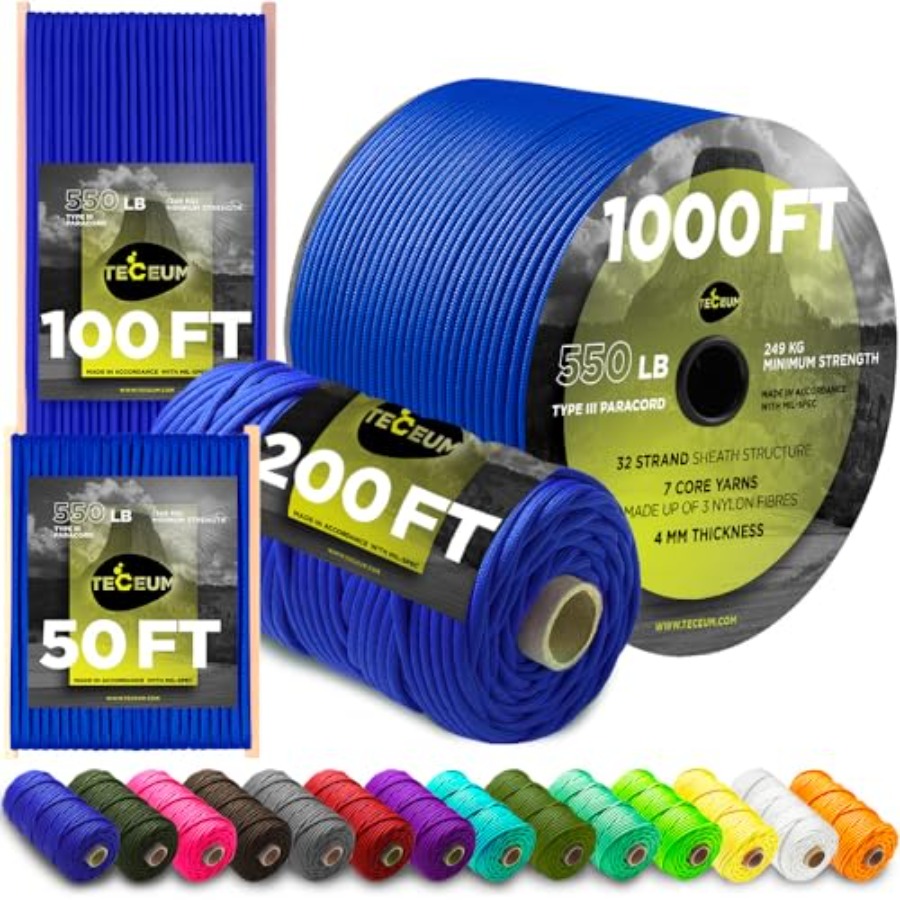 5/32 Paracord Rope 1000 1000ft - Para Cord 1000Ft ulasan dan harga