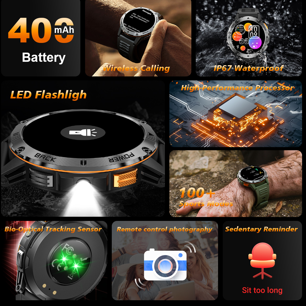 DAORKOW 2026New Smart Watch Wi - Compass Lensatic ulasan dan harga