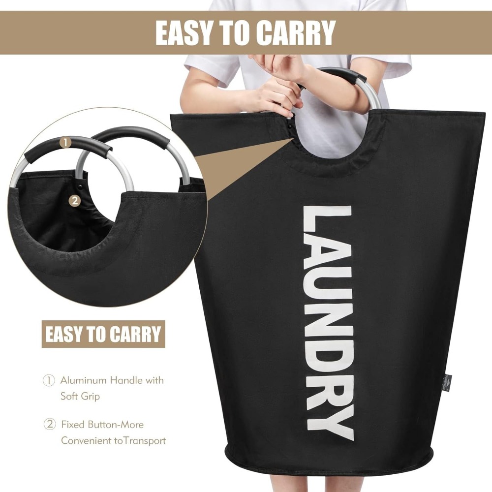 1pc Large Laundry Basket，Colla - Water Bag Collapsible ulasan dan harga