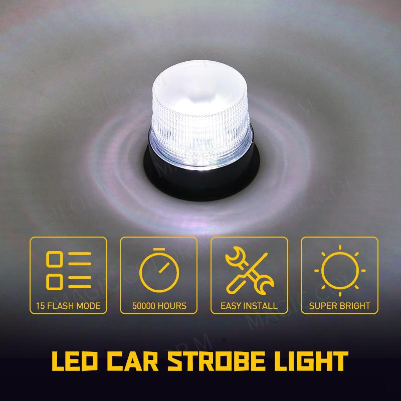 RGB LED Car Strobe Warning Lig - Sos Light Strobe ulasan dan harga