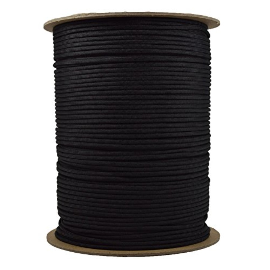 Paracord 1000 ft. Spool - Blac - Para Cord 1000Ft ulasan dan harga