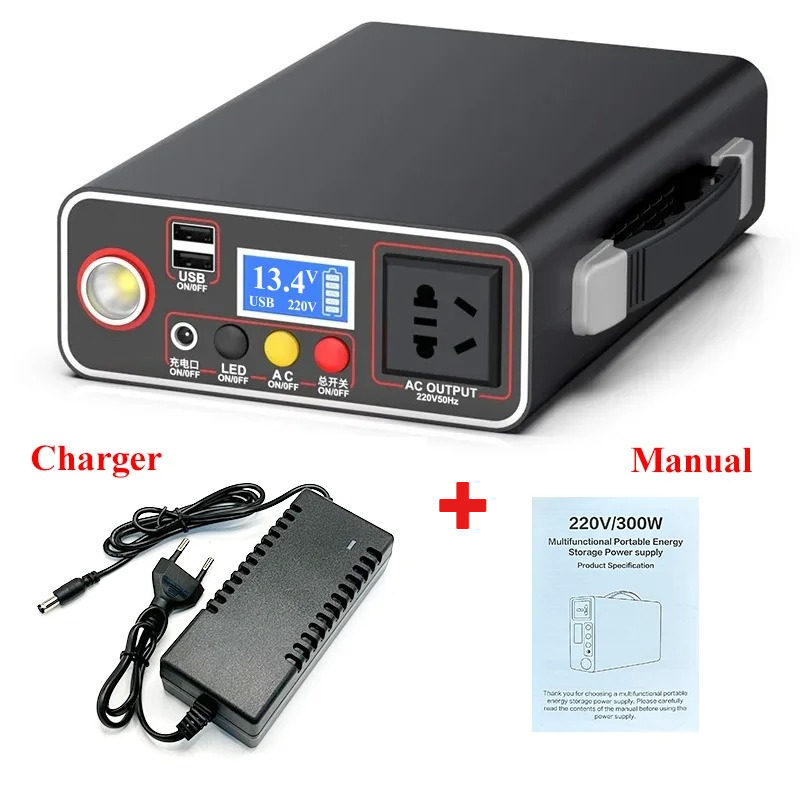 220V 300W Portable Solar Gener - Solar Emergency Charger ulasan dan harga