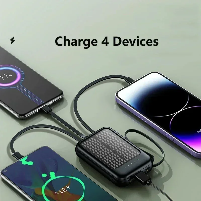 50000mAh Solar Power Bank Supe - Solar Emergency Charger ulasan dan harga