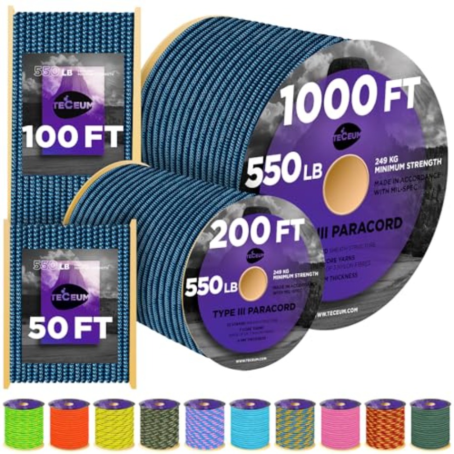 Reflective Paracord Rope 1000  - Para Cord 1000Ft ulasan dan harga