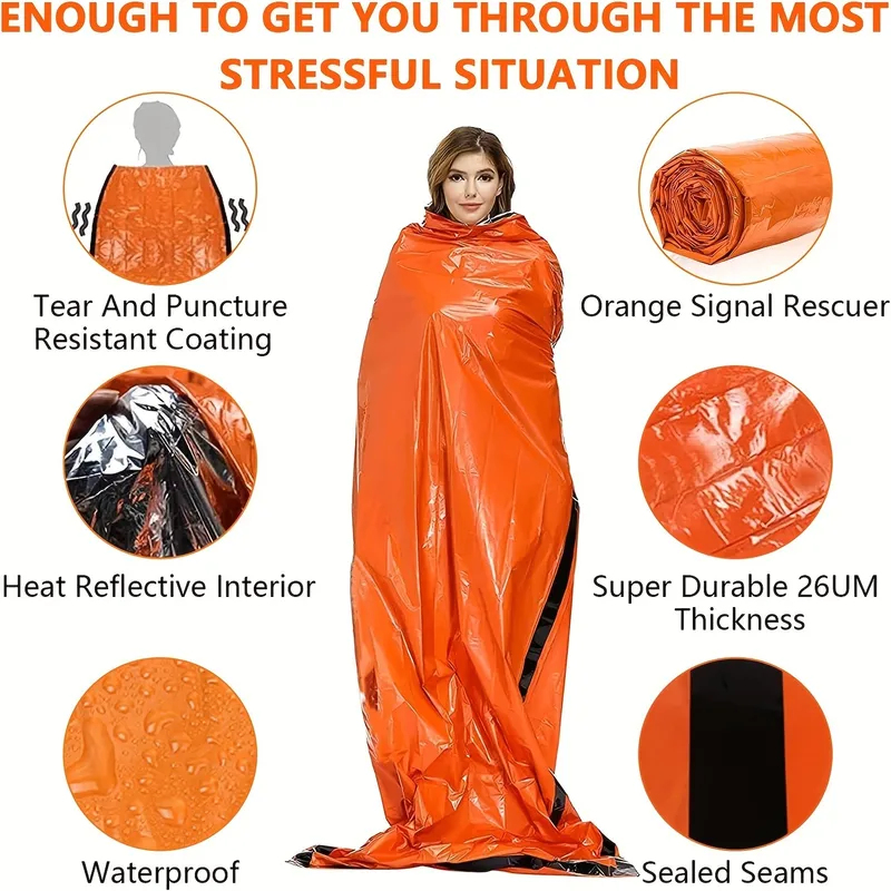 Portable Waterproof Emergency  - Emergency Mylar Tent ulasan dan harga