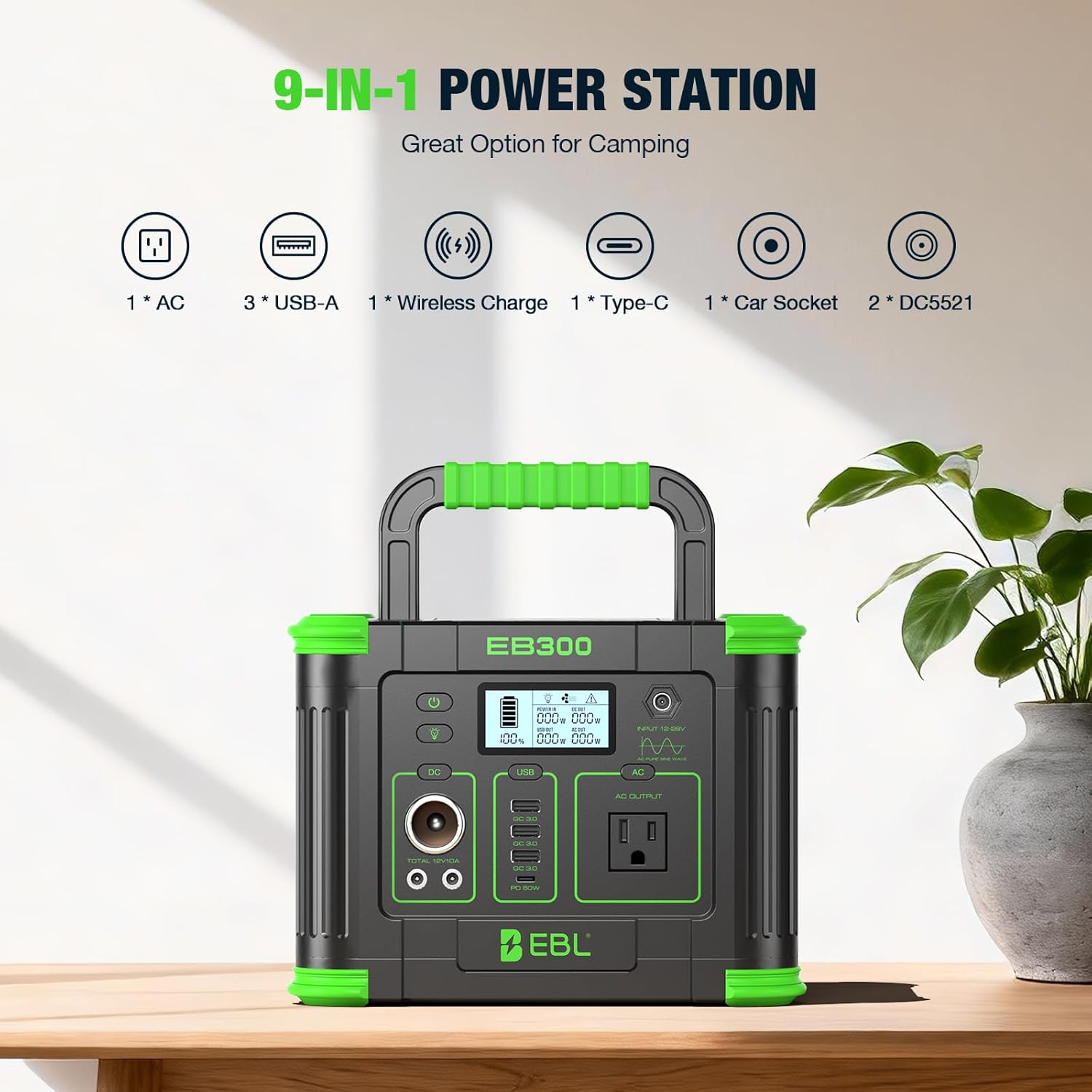 330W Portable Power Station 28 - Solar Emergency Charger ulasan dan harga